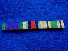 GSM, AFGHANISTAN & IRAQ RECONSTRUCTION MEDAL RIBBON BAR
