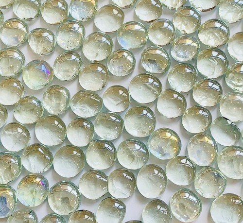 Round glass nuggets pebbles - glass,