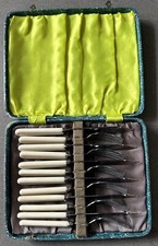 Vintage Set 12 Faux Bone