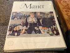 AN EXPRESS ART BOOK. MANET. 14 DETACHABLE FULL COLOURED PRINTS. VINTAGE.