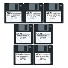 Akai S1000 / S3000 Set of