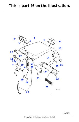 10x jaguar pop rivet - rivet, e-type