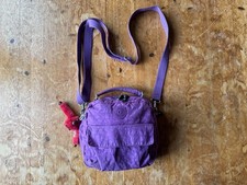 KIPLING PURPLE LONG STRAP