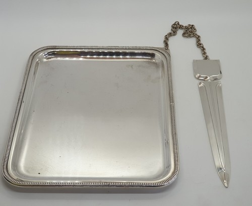 Art deco silver plated - silver-plated, desk