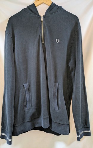 Fred perry quarter zip hoodie - quarter,