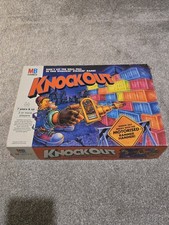 1991 Milton Bradley KNOCKOUT Board Game-complete-Rammer Hammer Complete