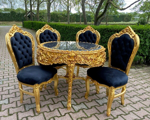 Dining set italian baroque - dining,