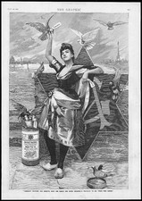 1893 Antique Print - ADVERTISING GERAUDELS PASTILLES NORWAY PINE TAR  (96)