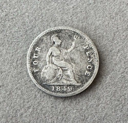 1849 four pence queen - 1849,