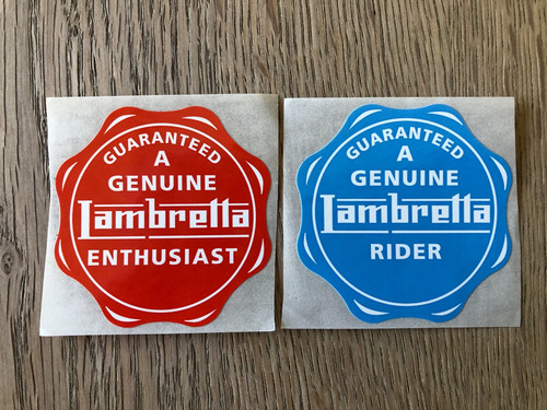 Lambretta stickers original - lambretta,
