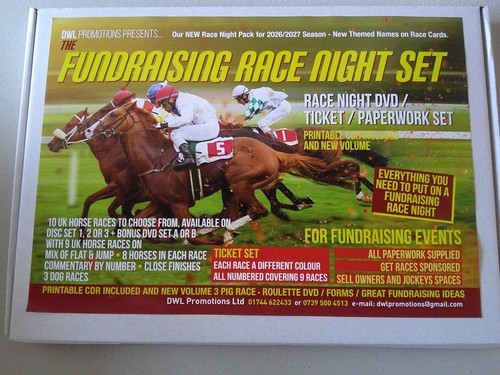 Race night fundraising set - night, 9