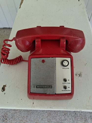 Rare vintage red motorola - red,
