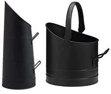 Black fireside iron coal - black,