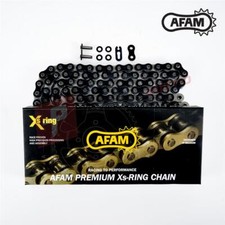 Afam Black 520 Pitch 120 Link Chain for Husqvarna WR430 (2T End) 1980-1984