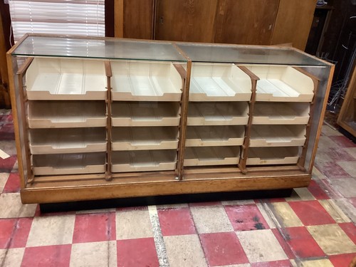 Haberdashery display cabinet - haberdashery,