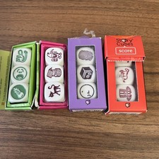 Rory’s Story Cubes, 4 Sets, Enchanted Prehistoria Clues & Score