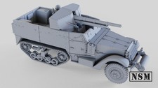 WWII US M3 75mm GMC Halftrack