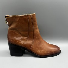 TU Ankle Boots Brown Leather
