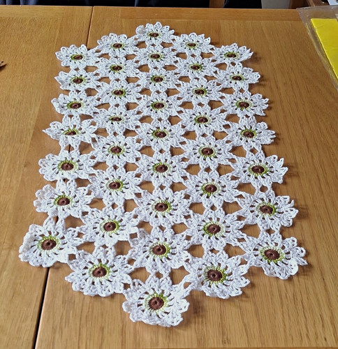 White crochet lace - lace, floral