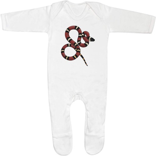 Milk snake baby romper - snake',