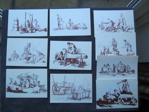 Vintage shire postcards of - shire,
