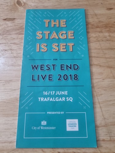West end live - end, 2018
