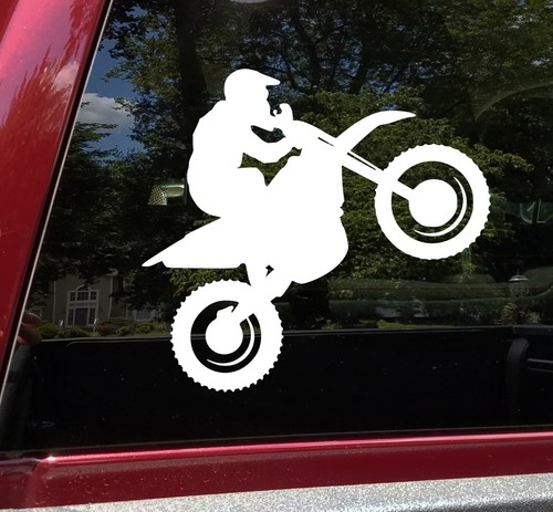 Dirt bike vinyl decal - dirt, |