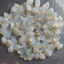 100 Small Mosaic pieces White