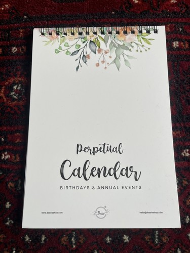 Birthday calendar blank - calendar,