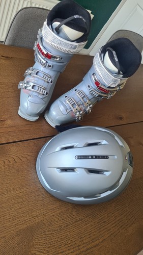 Salomon ski boots helmet - &,