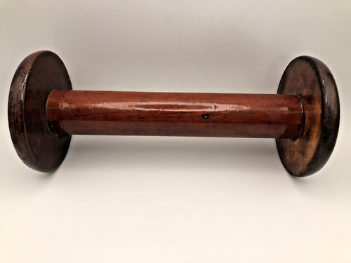 Large antique wooden - wooden, textile
