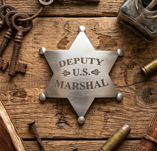 Marshal badge old west - marshal,