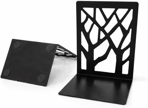 Book ends metal bookends - book,