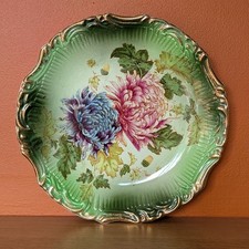 Antique James Kent Longton JKL Plate Victorian Chrysanthemum Pattern Vintage