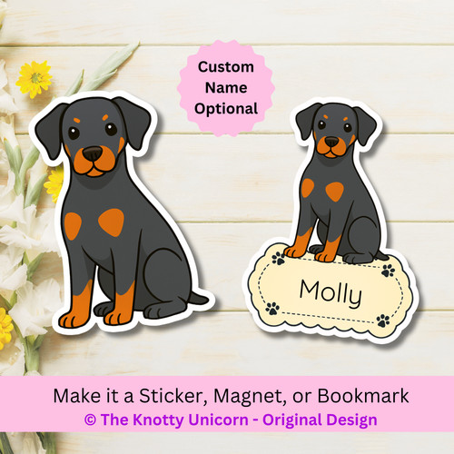 Personalized doberman pinscher - personalized,