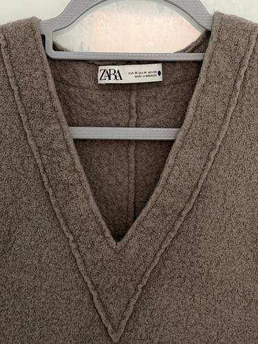 Zara women brown - women's, fleece