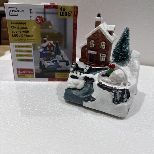 Animated christmas scene with - animated,