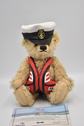 Steiff rnli skip teddy bear - skip,