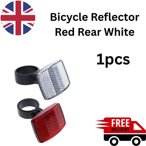 Bicycle reflector red rear - red,