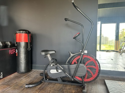 Cross trainer exercise - trainer, bike