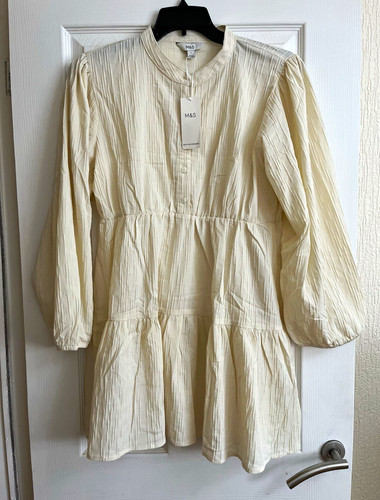 Cream solid crinkle - cream,