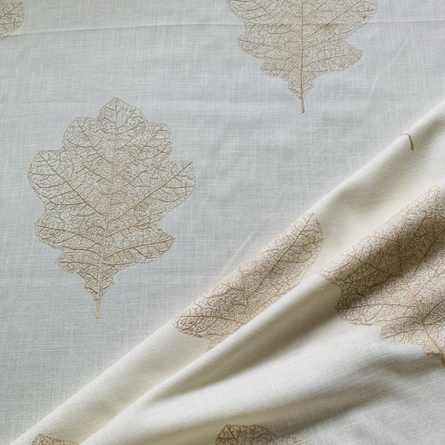 Sanderson curtain fabric oak - fabric,