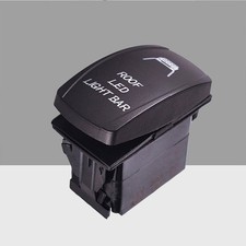 5pin Car Boat Toggle Roof Led Light Bar Rocker Switch 12V 24V Fog Lamp (Black)
