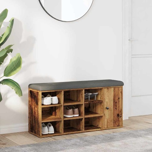 Shoe bench old wood - old,