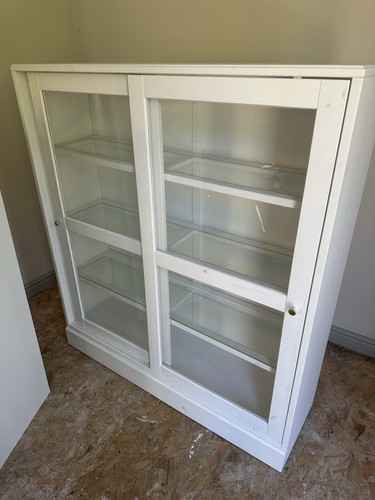 Ikea havsta white - white, glass