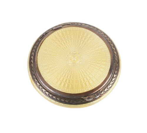 Art deco silver - and, guilloche