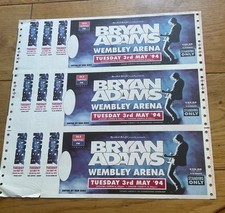 Bryan Adams ULTRA RARE Ticket