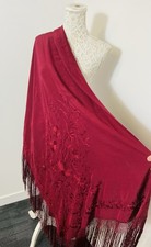 Vintage silk embroidered