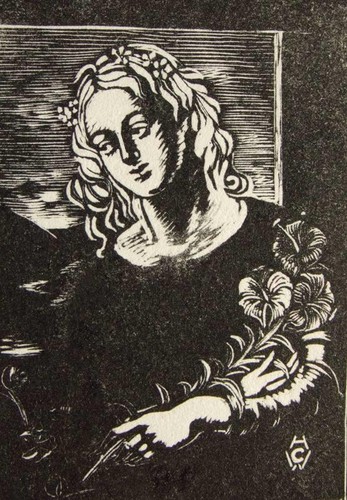 Original woodcut engraving