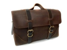 Distressed Leather Cartridge Bag Shooting Hunting 250 Magazine Case